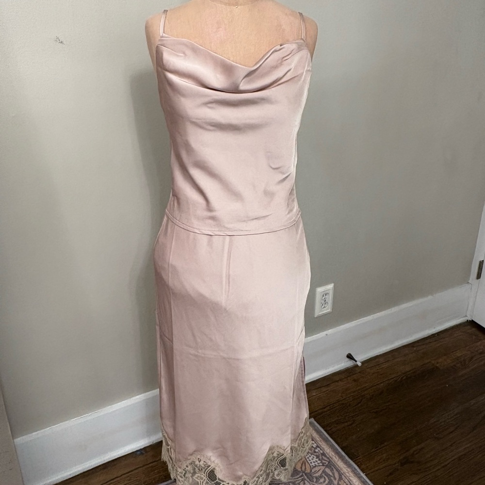 Dress Forum Soft Pink Cowl Neck Top - Picture 11 of 12
